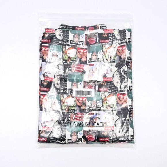 Supreme Men's Magazine Print Viscose All Over Print Shirt Button Up SS23 Medium - Picture 10 of 11